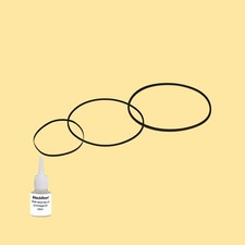 Cinghia Olio = Kit 5 per Cassette Deck JVC KD-35