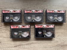 Cinque cassette pellicola tdk - cassette,