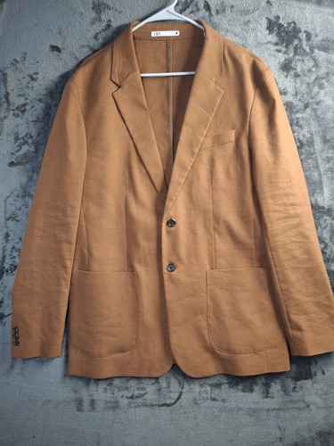 Blazer uomo zara marrone - uomo,