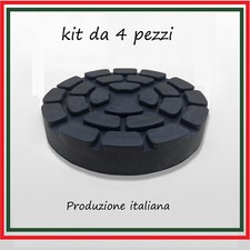 N. 4 Tamponi in gomma per ponte sollevatore RAVAGLIOLI diametro 150mm x135x25