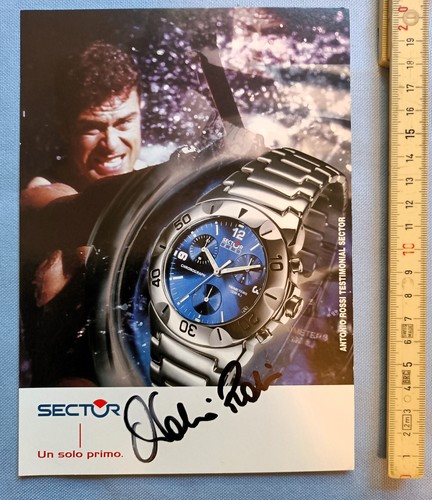 Cartolina autografata antonio - autografata,