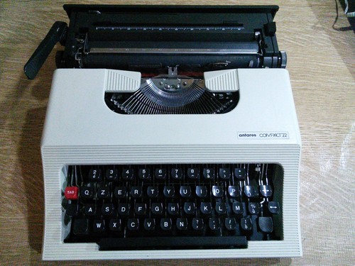Vintage macchina scrivere - da,