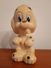 LEDRAPLASTIC CANE BASSOTTO RUBBER TOY - ANNI 60 VINTAGE