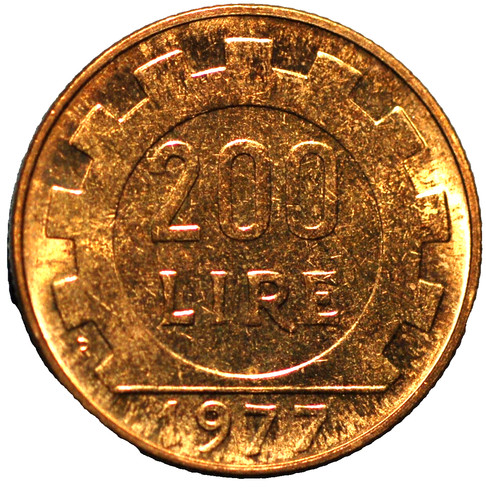 Italy 200 lire 1977 - 200,