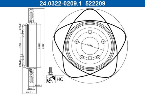 Dischi freno bmw 325 - (e46),