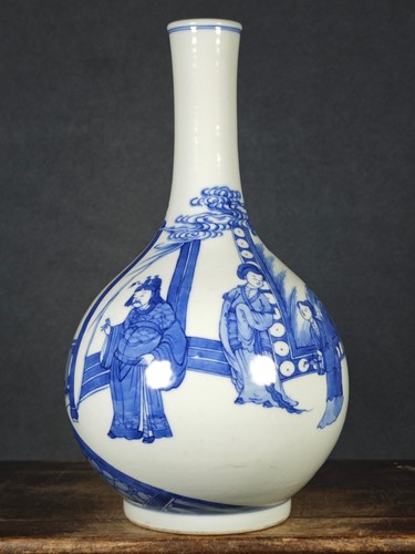 Antico vaso cinese - , figure