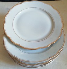 Set 8 Piattini Da Desser Bavaria - Piatti In Ceramica Filo Oro - Come Da foto 