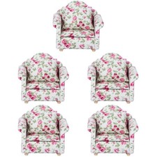  5 pezzi miniatura casa delle