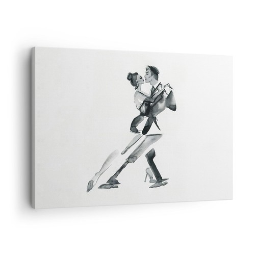 Quadro tela 70x50cm tango - tela,