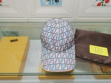 Berretto da baseball con stampa logo Fendi