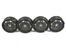 6Q0601027AC SET 4 CERCHI IN FERRO DA 14 POLLICI 5 FORI VOLKSWAGEN POLO 1.4 D 55K