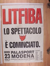 Poster Concerto LITFIBA MODENA 70X100 cm 23/03/1995[PI 0064-B]