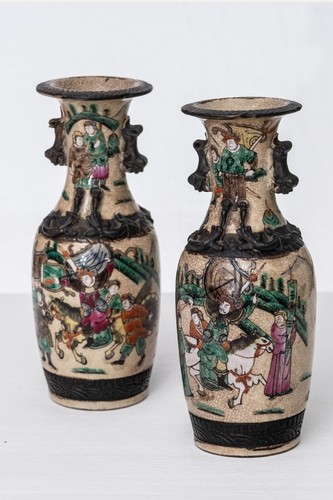 Paire vases chinois - de,