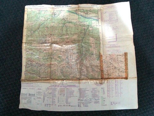 Grande carta topografica - , pizzo