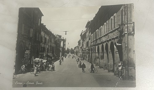 Cartolina carpi corso fanti - carpi,