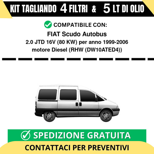 Tagliando per fiat - fiat, scudo