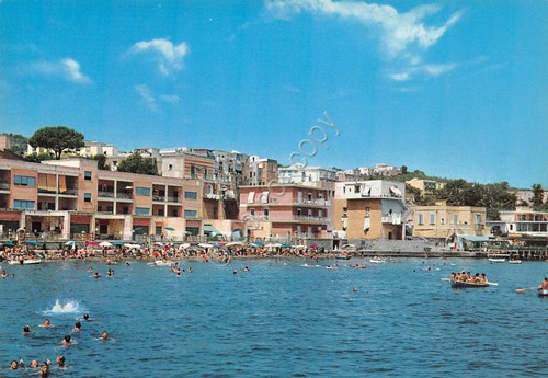 Cartolina bacoli spiaggia - cartolina,