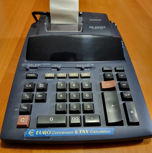 Calcolatrice vintage casio con - calcolatrice,