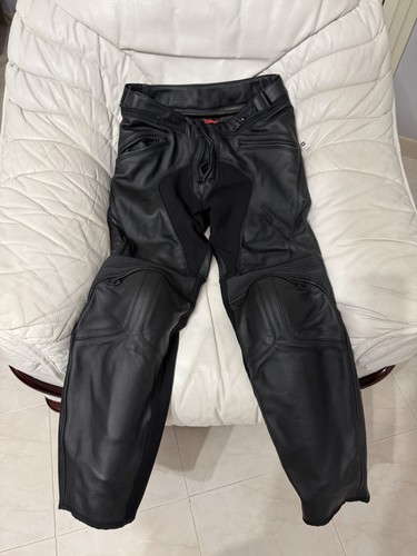 Pantaloni pelle moto - di,