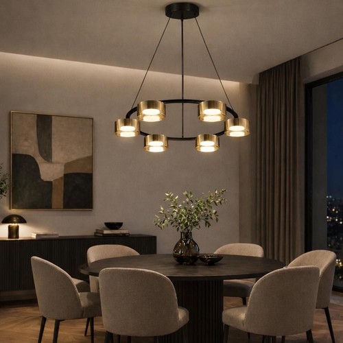 Lampadario moderno led luce