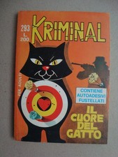 kriminal n° 293 ed.corno 1971