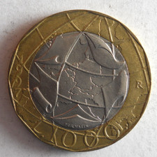 1997 ITALY 1000 LIRE -