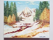 132 QUADRO DIPINTO INVERNO IN