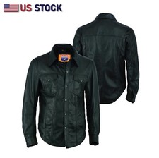Camicia moto pelle - da, in