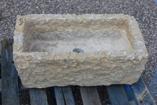 VASCA IN PIETRA granito 58x31 H24 N 52B  da giardino lavandino fioriera