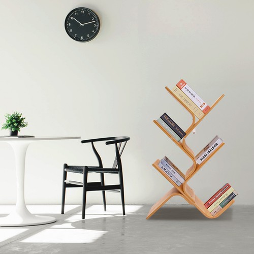Libreria burlywood piani - libreria, 5
