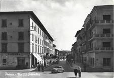PISTOIA VIA XX SETTEMBRE NEGOZI MANIFESTI VOTO/PUBBLICITARI (PONTELUNGO) ANIMATA
