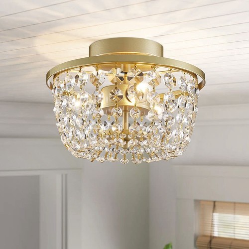 Lampadario cristallo semi - lampadario,