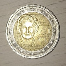 Moneta 2 Euro Italia MARIA MONTESSORI 2020 BB Circolata