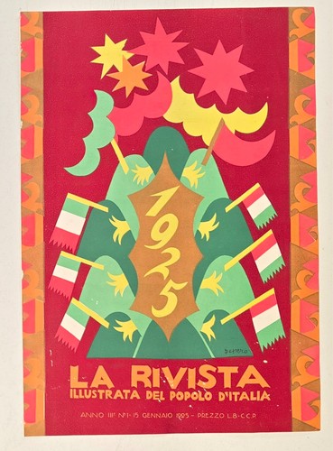 Depero copertina rivista - depero,