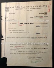 FASCISMO FEDERAZIONE FASCI DI