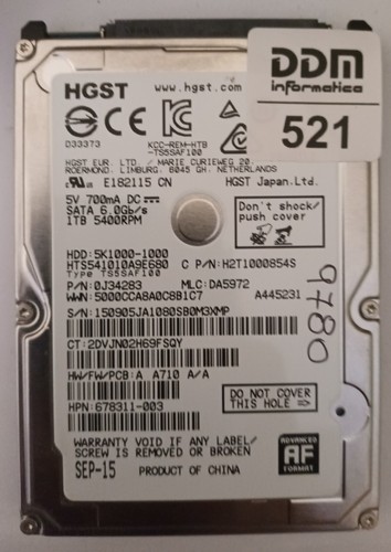 Pcb per hgst - per, hts541010a9e680