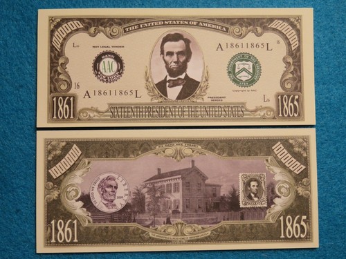 Banconote abraham lincoln - 4,