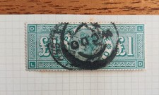 Francobollo verde regina