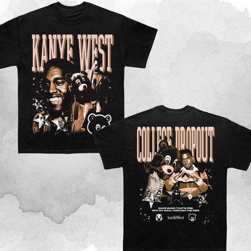 Shirt doppia faccia kanye - t-shirt,