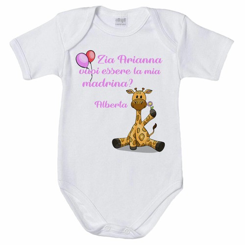 Body neonata personalizzato