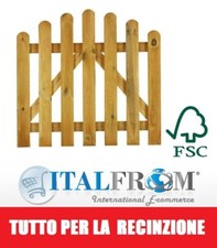 Cancelletto in Legno con Doghe