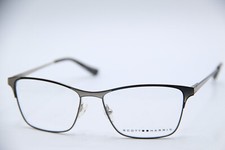 NUOVI OCCHIALI DA VISTA SCOTT HARRIS SH-460 NERO ARGENTO AUTENTICI DI DESIGN 51-15