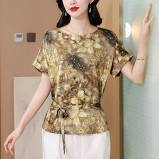 Blusa Estiva Floreale Verde