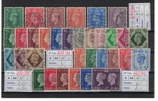 1937/51 Gran Bretagna-Effige di Re Giorgio VI-Regina Vittoria e di Giorgio-Usato