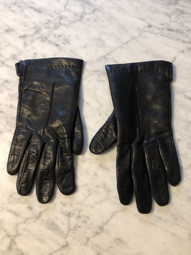 Guanti donna pelle nera e - donna,