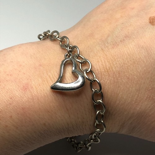 Bracciale charm cuore - bracciale, tono