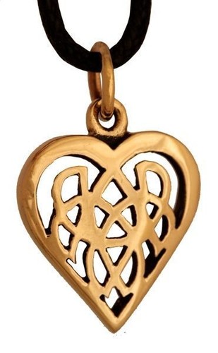 Ciondolo cuore celtico - cuore,