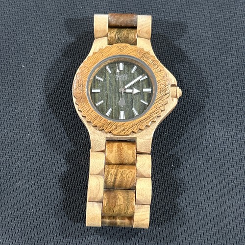 Orologio wewood legno verde - orologio,