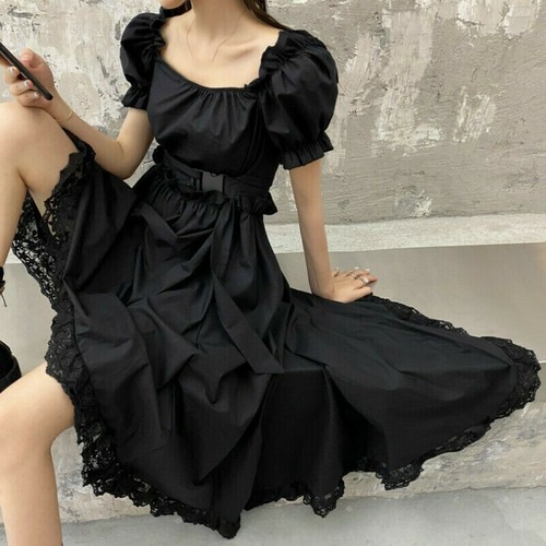 Ragazza lolita goth abito - ragazza,