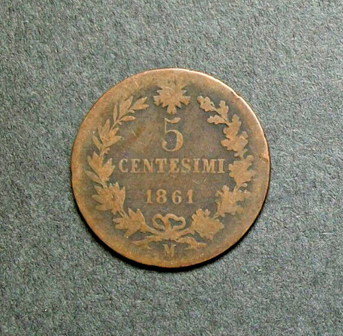 Centesimi 1861 zecca m - ,